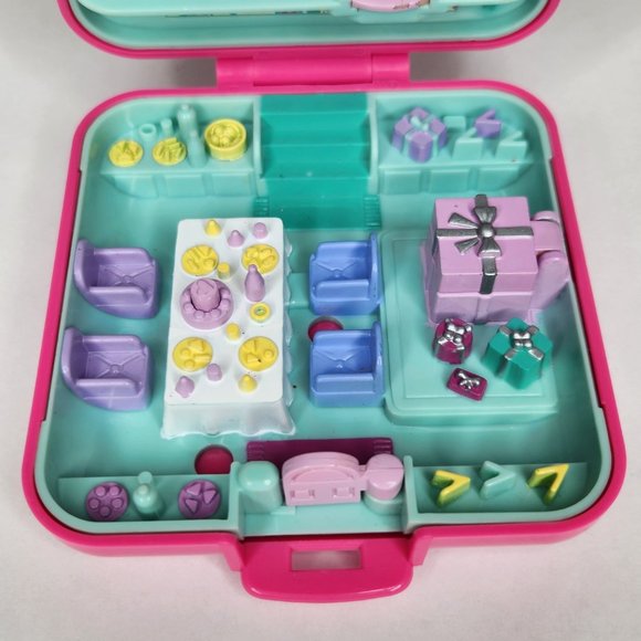1989 Polly Pocket Polly's Birthday Party Time Surprise Vintage Bluebird - Picture 4 of 9